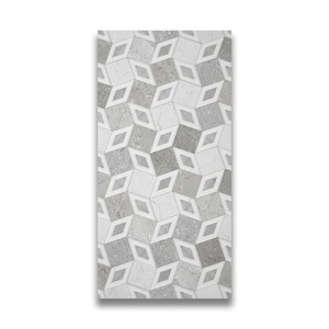 Azulejos de Pared Digitales de Cerámica Brillante de 300 x 600 mm, Patrón Geométrico, Azulejos Modernos para Interiores - Product Image 3