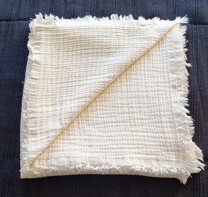 Manta de bebé de enfriamiento de secado rápido antimicrobiana de doble cara de muselina de 4 capas de algodón turco 100% tejida ecológica - Product Image 3