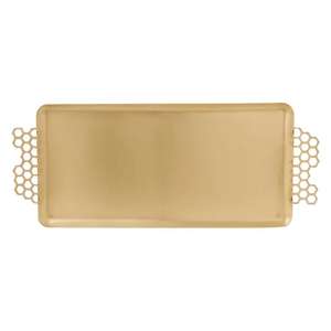 Plateau de service au design unique MOP Plateau fini naturel de haute qualité avec base en aluminium pour les dattes, les noix et les fruits. - Product Image 6