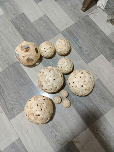 Exportateur en gros boule de rotin décorative faite à la main artisanat du Vietnam avec des commandes en gros de prix concurrentiel et des offres de boule de rotin - Product Image 6