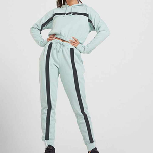 Los proveedores paquistaníes hicieron ropa de correr para mujer, chándales de entrenamiento/conjuntos de Jogger con servicio OEM a la venta - Product Image 4