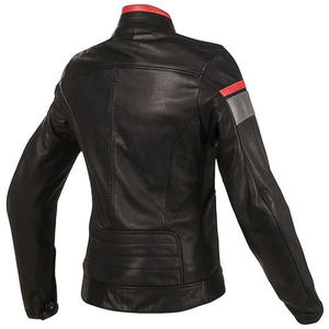 Chaqueta de Motocicleta de Cuero Dainese Blackjack para Mujer, Talla XL, Resistente al Viento y Transpirable, Estilo Moto para Carreras de Autos - Product Image 2