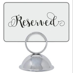 Support de Carte de Place en Acier Inoxydable Élégant – Porte-Numéro de Table et Porte-Photo pour Mariages et Fêtes - Product Image 5
