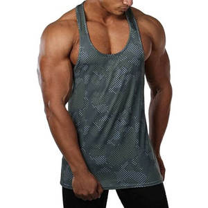 Camisetas de Tirantes Personalizadas para Hombre, 100% Algodón, Transpirables, Cuello Redondo, Ropa Deportiva para Gimnasio, Chaleco Deportivo sin Mangas, Informal, para Verano - Product Image 2
