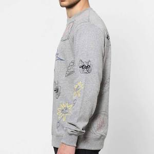 เสื้อสเวตเชิ้ตคอกลมผ้าฝ้ายฟลีซคุณภาพสูง งานปักลาย สำหรับออกกำลังกาย ฤดูหนาว รุ่นใหม่ล่าสุด ผลิตอย่างมืออาชีพ - Product Image 4