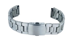 Bandas de Reloj Inteligente Unisex de Acero Inoxidable, Pulsera Ajustable Transpirable Resistente al Agua, 20mm, 22mm, Metal Suave - Product Image 3