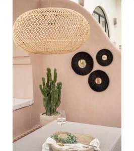 Handmade <b>Rattan</b> Lampshade Supplier Eco Friendly Decorative Pendant <b>Light</b> Customizable Durable Sustainable Vietnam - Product Image 5