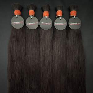 2025 vente chaude de haute qualité 100% extensions de cheveux humains bruts vietnamiens Super Double extrémités dessinées prix de gros droite - Product Image 2