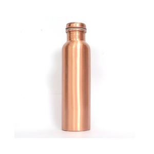 Bouteille d'eau de conception supérieure en cuivre pur pour la salle de sport de bureau et le yoga Ayurveda Bouteille en cuivre recommandée par l'exportateur indien - Product Image 4