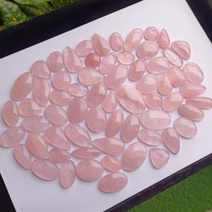 Cabujón de Cuarzo Rosa Natural Grado AA+ Certificado, Brillo Rosa Suave, Perfecto para Joyería de Plata de Ley, Uso Curativo - Product Image 3