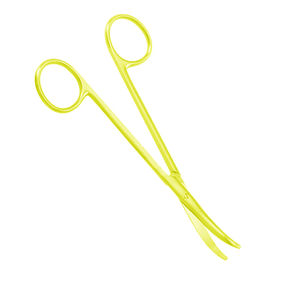Ciseaux Forman incurvés de haute qualité couleur jaune acier inoxydable lame tranchante chirurgie des amygdales ciseaux Forman par l'industrie Salaar - Product Image 4
