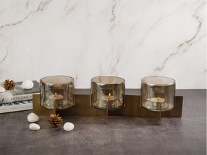 Portavelas de moda, tarro de vela de cristal de alta calidad, elegante, otros candelabros, linternas y para decoración del hogar - Product Image 2