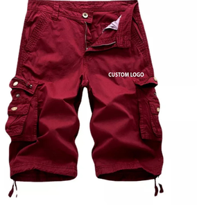 Pantalones cortos Cargo transpirables de secado rápido para hombre, pantalones cortos informales de malla ligera para entrenamiento de gimnasia, pantalones cortos de entrenamiento atlético, cintura elástica - Product Image 3