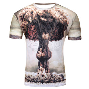 En stock t-shirt de sublimation de conception unique pour les hommes t-shirt de sublimation d'impression de logo personnalisé - Product Image 1