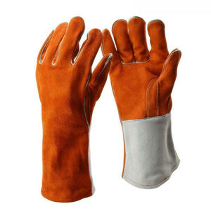 Best Selling OEM Service Premium Leather <b>Welding</b> <b>Gloves</b> New Arrival Heat Resistance Design Reasonable Safety <b>Gloves</b> - Product Image 6