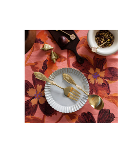 Cuillère à salade unique faite à la main en laiton avec poignée unique pour la cuisine domestique et les restaurants, les hôtels et les designers. - Product Image 2