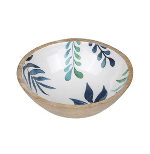 Tazón de Madera Hecho a Mano con Diseño Moderno y Ecológico para Servir Frutas, con Acabado Pulido, Daood Sons, Exportador Mayorista de Artesanía de la India - Product Image 5