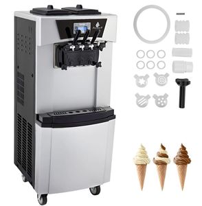 Commercial Floor Standing Soft Serve <b>Ice</b> <b>Cream</b> <b>Machine</b> Energy Star Certified 5-Year Warranty 220V for USA Florida Market - Product Image 2