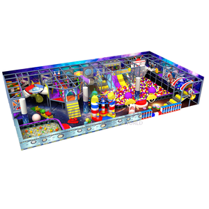 Équipement de terrain de jeu intérieur sur le thème de l'espace mignon avec un beau jeu de labyrinthe pour les enfants - Product Image 1