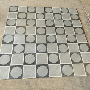 AZULEJOS CUADRADOS DE CERÁMICA IMPRESOS DIGITALMENTE 400 MM X 400 MM SUPERFICIE MATE para INSTALACIÓN ADHESIVA DE HOTELES DE PARKING INTERIOR/EXTERIOR - Product Image 3