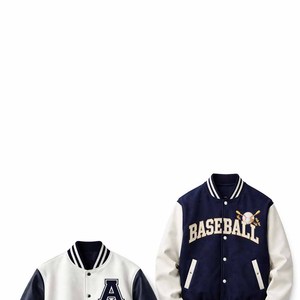 Veste bomber universitaire en cuir de haute qualité, broderie en chenille, style streetwear, pour hommes, personnalisable, séchage rapide, respirante - Product Image 5