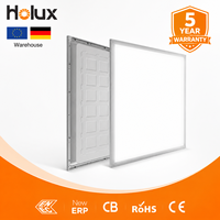 Panneau LED carré mince à économie d'énergie 22W 25W 30W 40W 60x60 62x62 IP54 avec garantie de 5 ans, entrepôt Allemagne pour bureau