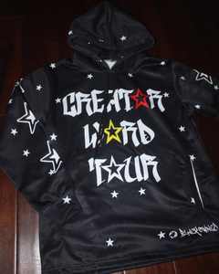 Custom Men's Street l Clothing Manufacturer <b>Rhinestone</b> Embroidered Hooded Jacket Garment Designer Hoodie - Product Image 3