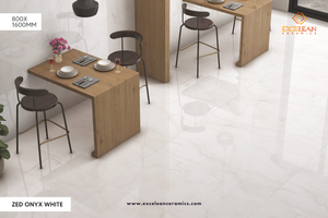 Vente d'usine au prix de gros 800x1600 Mm Carreaux de porcelaine Finition brillante de haute qualité Salles de bains somptueuses modernes étanches à l'humidité - Product Image 3