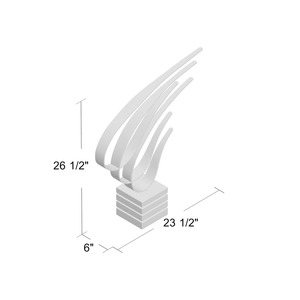 Objet de table de style moderne, sculpture décorative pour un décor de bureau élégant et des accents contemporains de l'espace de travail, en provenance d'Inde - Product Image 2