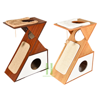 Luxuriöses Doppelschichtiges Katzenhaus Modernes Holz-Katzenunterstand Langlebiger Katzenbaum-Turm Maßgeschneidertes Design Von Vietnamesischem Hersteller