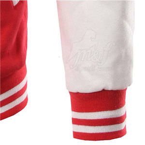 แจ็กเก็ตตัวอักษรน้ำหนักเบาแบบสั่งทำสำหรับผู้ชายคอตั้งมีโลโก้ด้านหน้าปรับแต่งได้ - Product Image 5