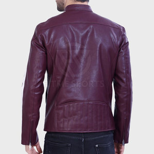Diferentes colores disponibles en el precio más vendido Chaqueta de invierno de cuero para hombre Chaqueta de cuero para uso en exteriores - Product Image 3
