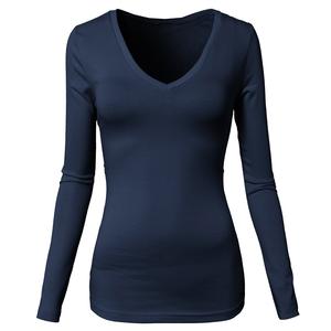 Chemise de sous-vêtement d'infirmière chemise de sous-vêtement médicale extensible unie sous-vêtement d'infirmière de sous-vêtement de soin élégant médical à manches longues pour femmes - Product Image 2