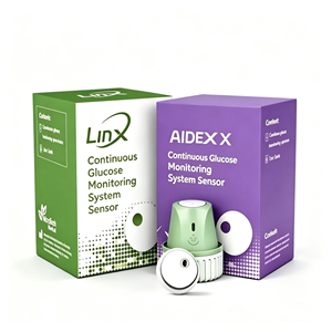Système <span class=keywords><strong>de</strong></span> surveillance continue du glucose AiDEX X, <span class=keywords><strong>capteur</strong></span> compatible avec l'application Bluetooth <span class=keywords><strong>en</strong></span> temps réel pendant 14 jours - Product Image 2
