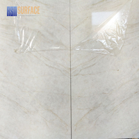 Dalles de comptoir en quartz imprimé pleine masse Taj Noble Ivory Colours Engineered Stone Super Jumbo Slab