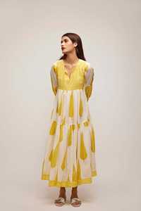 High Quality Beautiful Printed Maxi <b>Long</b> <b>Dresses</b> for Women Best Hand Block Print Manufacturing Button for <b>Ladies</b> Gifting - Product Image 2