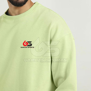 Sudadera de gran tamaño para hombre, ropa de calle, jersey de cuello redondo holgado con estilo minimalista para Otoño e Invierno - Product Image 5