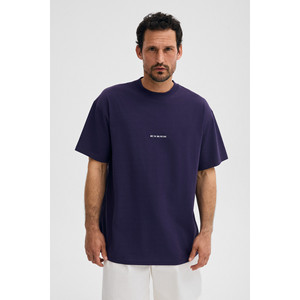 เสื้อยืดผู้ชายทรงโอเวอร์ไซส์ปักลาย GRIMELANGE รุ่น Basic Knit โดย River - Product Image 4