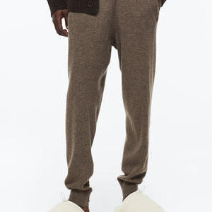 Pantalon de survêtement slim de couleur vierge pour hommes avec logo personnalisé pour l'hiver - Product Image 2