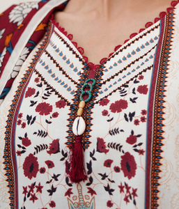 ชุดเดรสพิมพ์ลาย3ชิ้นสำหรับผู้ใหญ่ชุดอินเดียคอลเล็คชั่น Salwar Kameez สำหรับสนามหญ้าปากีสถาน - Product Image 4