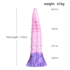 Fleurs d'abricot jouets sexuels anaux pour adultes tentacules de pieuvre Silicone liquide gros monstres animaux gode Long Plug anal avec ventouse - Product Image 6