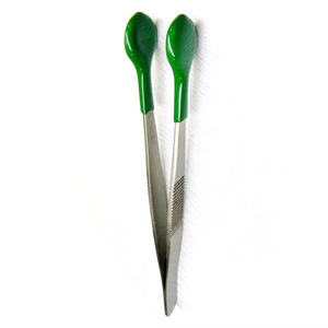 Pince à épiler en acier inoxydable finition mate professionnelle 4.5 \ "Style classique pour piercing au ventre bijoux de corps - Product Image 1