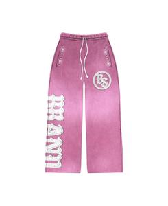 Pantalon 2 pièces avec fermeture éclair pantalon ample avec logo personnalisé de marque streetwear - Product Image 5