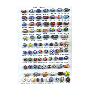 Hot Sale on Genuine Orange Venetian Glass <b>Beads</b> for DIY Jewelry Making & Home Decoration at Best Competitive Price - Product Image 1