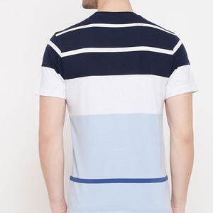 Service OEM Vente en gros de t-shirts pour hommes à bas prix Nouvelle mode unie 100% coton Design personnalisé Anti-boulochage 220g - Product Image 3