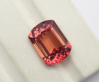 14X10 MM Bi Ceylan Padparadscha Saphir Fancy Cut 10.20 Cts Pierre précieuse en vrac, Excellente pierre précieuse de qualité véritable pour bijoux