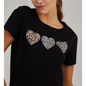 Camisetas casuales de algodón 100% de alta calidad para mujer, camisetas de manga corta personalizadas con tu propio logotipo para mujer - Product Image 2