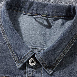 Gilet en jean à bas prix, personnalisé, respirant, nouveau design, haute qualité, best-seller, gilets en jean pour hommes à prix avantageux - Product Image 5