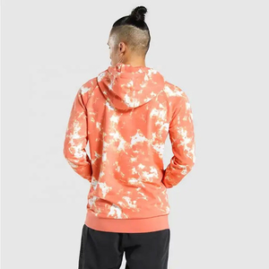 Sweats à capuche grande taille pour hommes 100% coton motif imprimé brodé d'hiver épais et épais à épaules tombantes vente en gros - Product Image 3