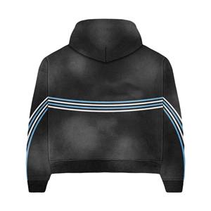 Ensemble survêtement imprimé unisexe toutes saisons Sweat à capuche et pantalon de survêtement polaire Style urbain - Product Image 2